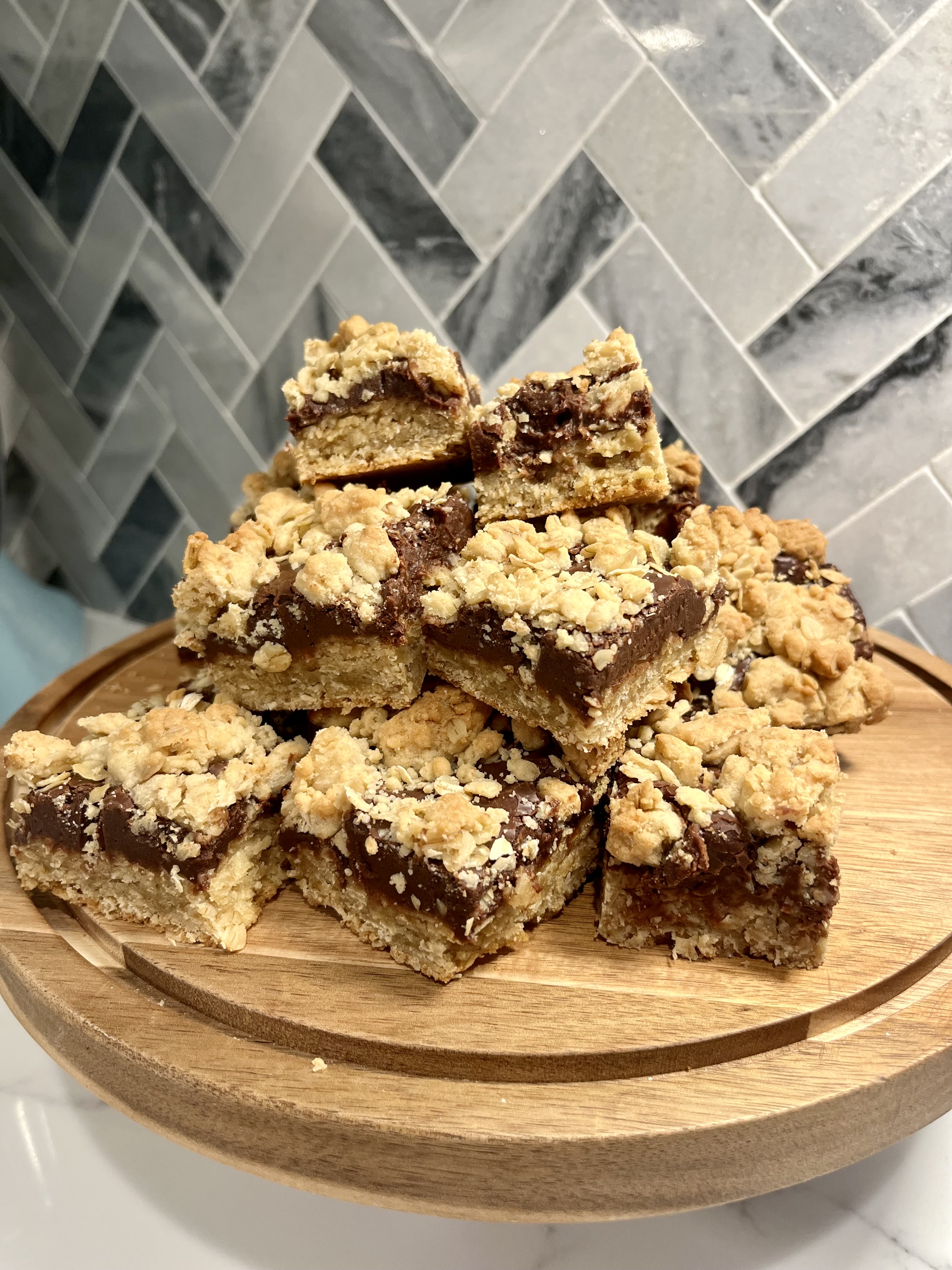Oat Fudge Bars