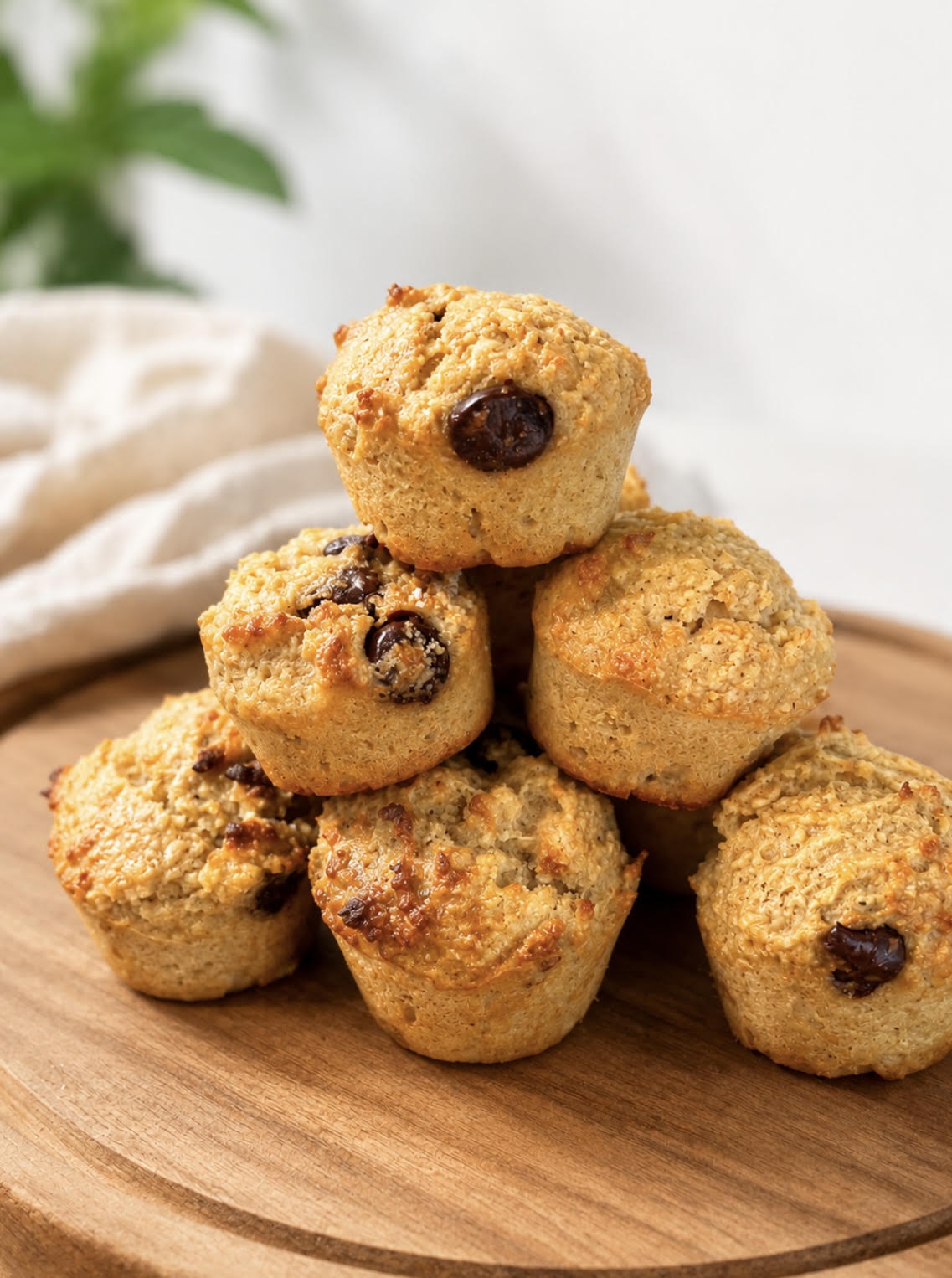 Healthier Chocolate Chip Mini Muffins