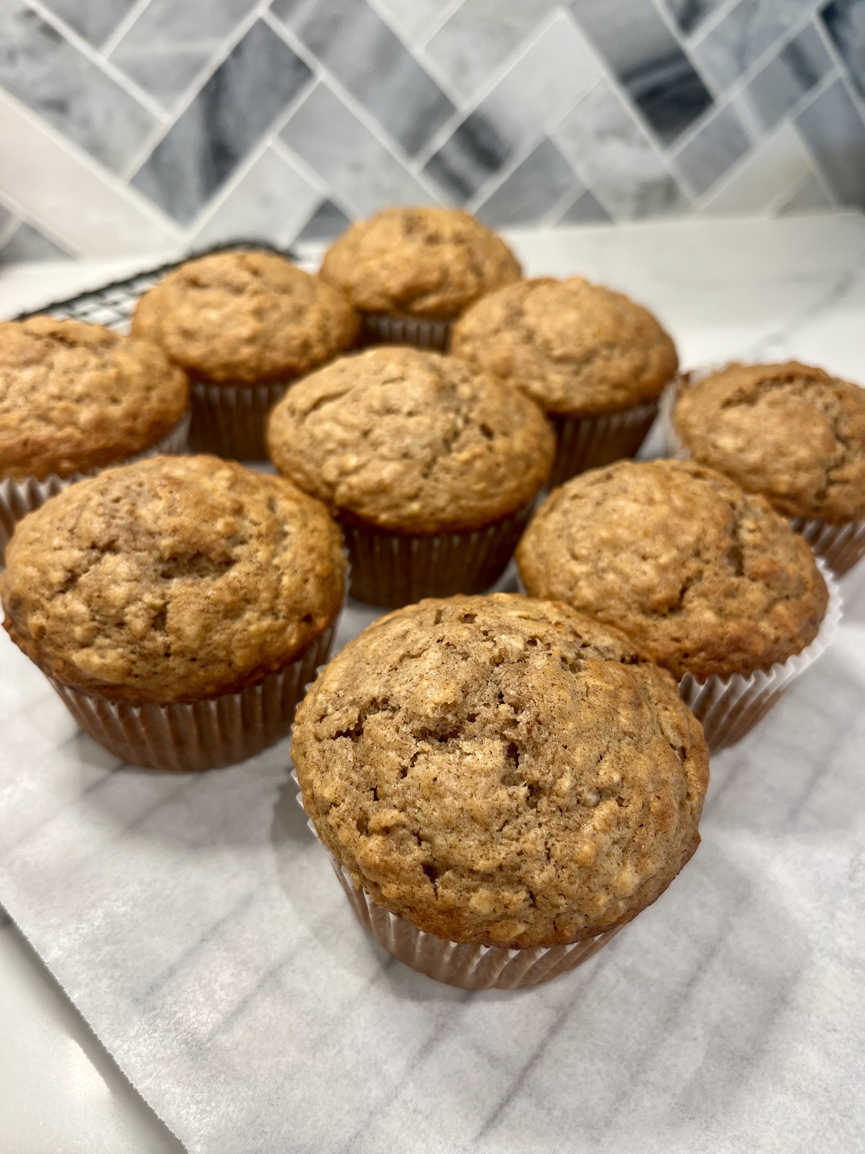 Easy Oatmeal Spice Muffins